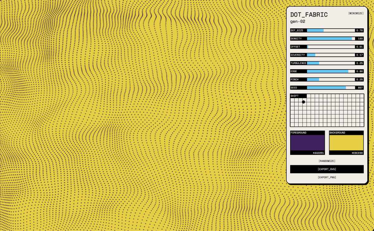 dot fabric generator